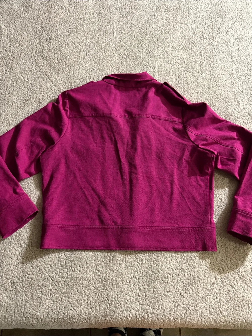 Liverpool Fuchsia Kiss Utility Jacket Size Medium